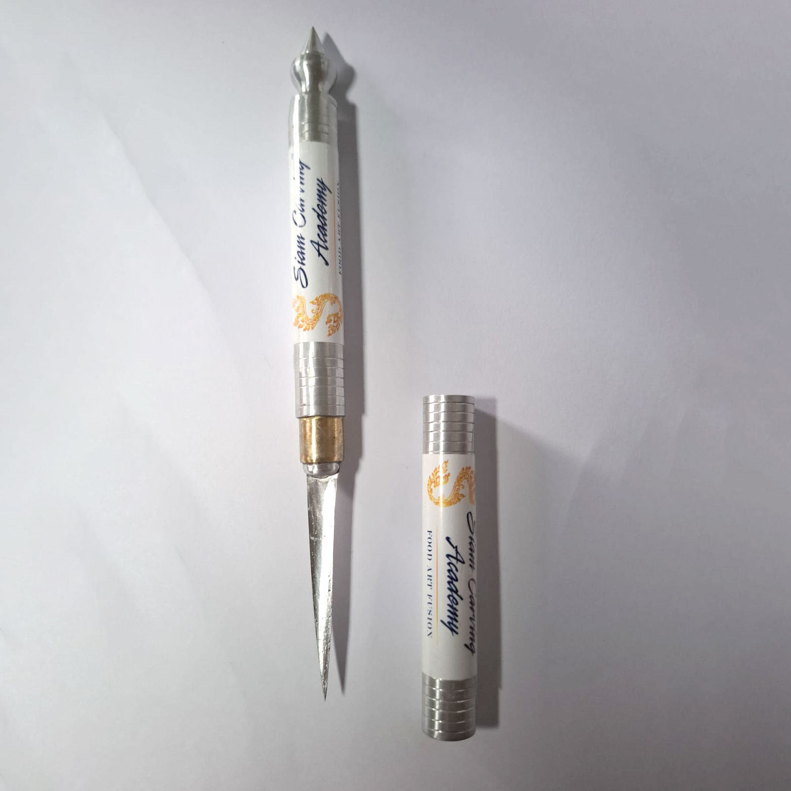 Handcrafted Thai Carving Knife (Metal Handle)